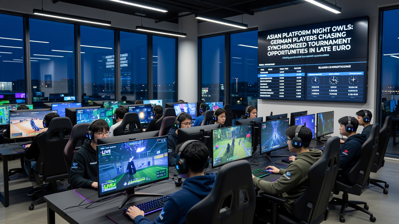 Analyse der Turnierzeiten auf asiatischen Plattformen für europäische Nachtstunden
