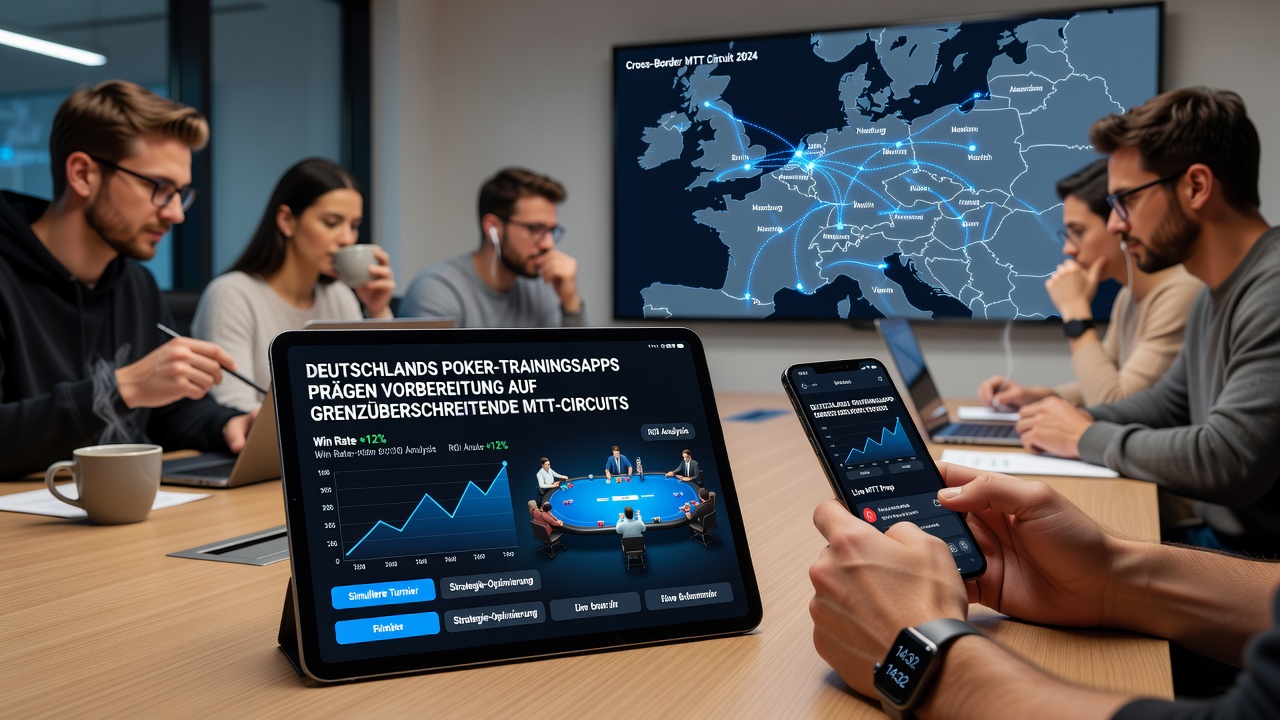 Deutsche Pokerspieler nutzen Trainings-Apps zur Vorbereitung auf internationale Turniere