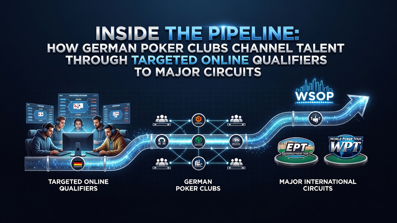 Deutsche Pokerclubs organisieren gezielte Online-Qualifikationen für internationale Circuits