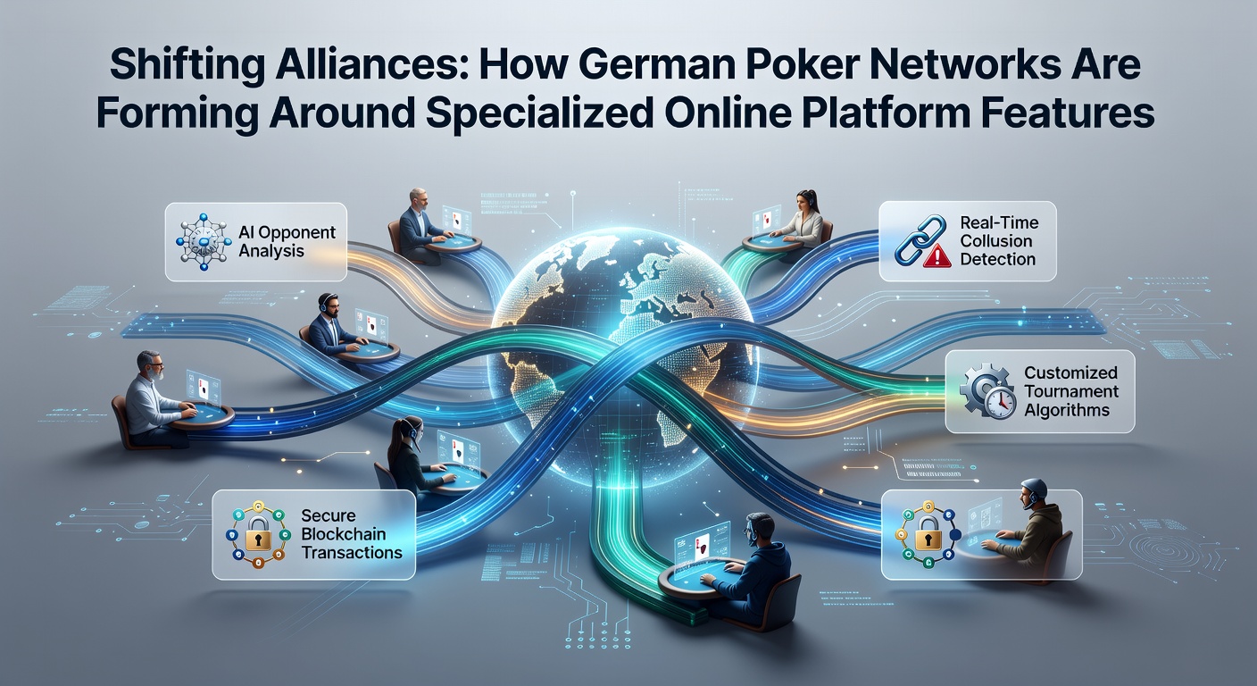 Darstellung von Allianzen in deutschen Poker-Netzwerken mit Fokus auf Online-Features